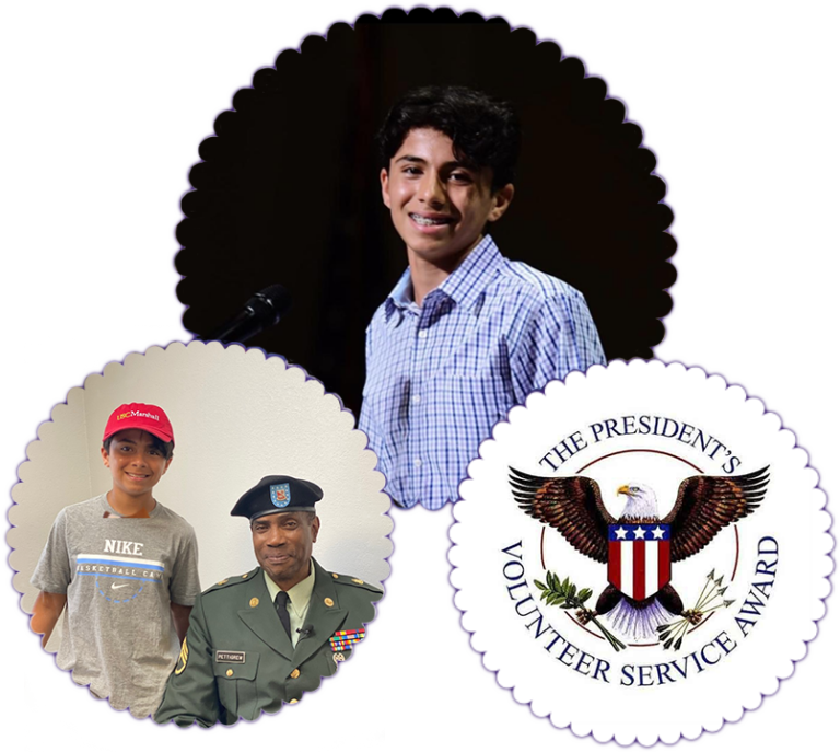 GOLD PRESIDENTIAL VOLUNTEER SERVICE AWARD Sports 4 Kids