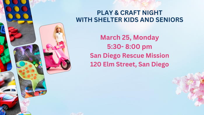 Game & Craft Night with Shelter Residents